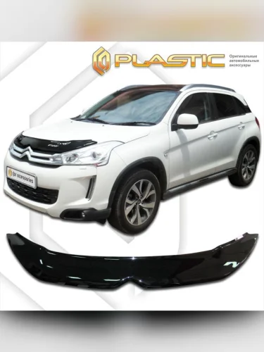 Дефлектор капота Classic черный Citroen C4 AirCross  2012–н.в.