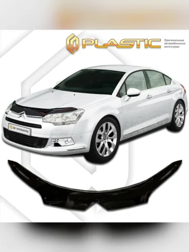 Дефлектор капота Classic черный Citroen C5  2008–н.в.
