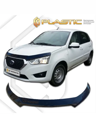 Дефлектор капота Classic черный Datsun mi-DO  2015–н.в.