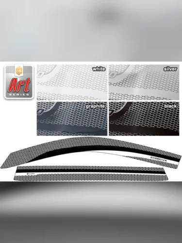 Ветровики дверей Серия Art серебро Exeed VX  2020-н.в.