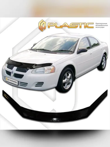 Дефлектор капота Classic черный Dodge Stratus  2004-2006