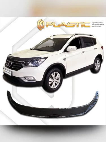 Дефлектор капота Classic черный Dongfeng AX7  2015–н.в. 