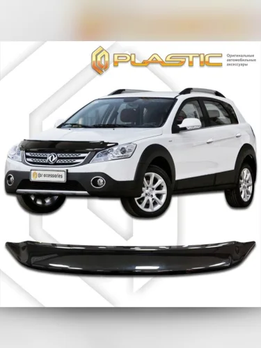 Дефлектор капота Classic черный Dongfeng H30 CROSS  2014–н.в.
