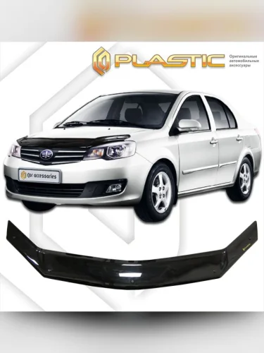 Дефлектор капота Classic черный FAW V5  2012–н.в.