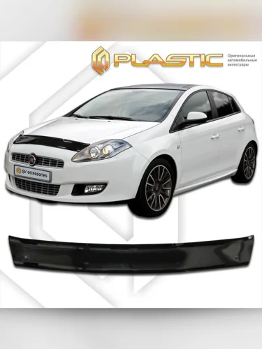 Дефлектор капота Classic черный Fiat Bravo  2007–н.в.