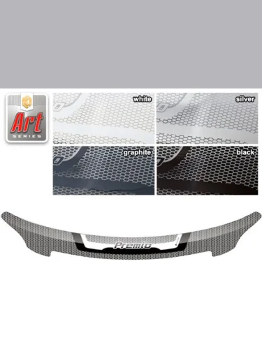 Дефлектор капота Серия Art графит Toyota Premio  2007-2016