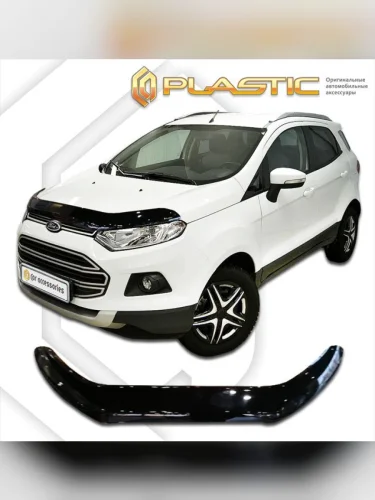 Дефлектор капота Classic черный Ford EcoSport  2017–2019
