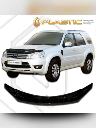 Дефлектор капота Classic черный Ford Escape  2008-2012
