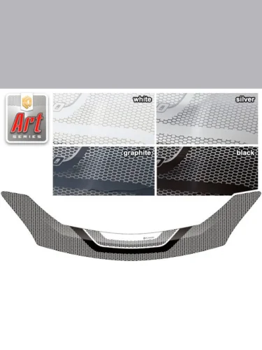 Дефлектор капота Серия Art графит Toyota Ractis  2010–2014