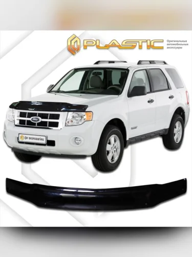 Дефлектор капота Classic черный Ford Escape  2008-2012