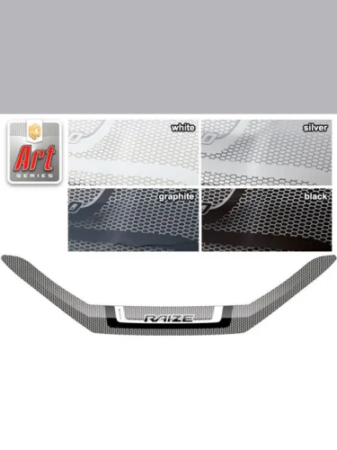 Дефлектор капота Серия Art графит Toyota Raize I поколение, джип/suv 5 дв., рынок Японии 2019 - н. в.