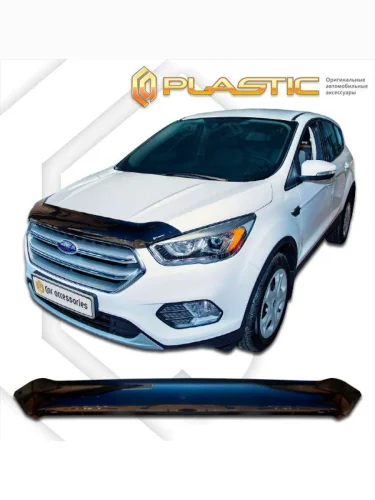 Дефлектор капота Classic черный Ford Escape  2016-н.в.