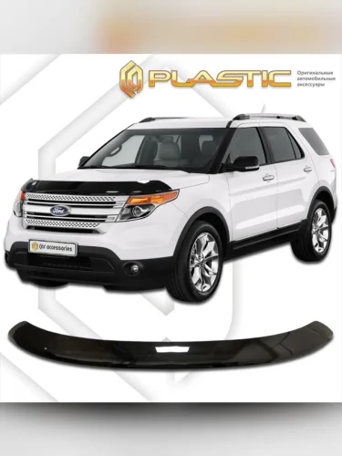 Дефлектор капота Classic черный Ford Explorer  2011–2015.