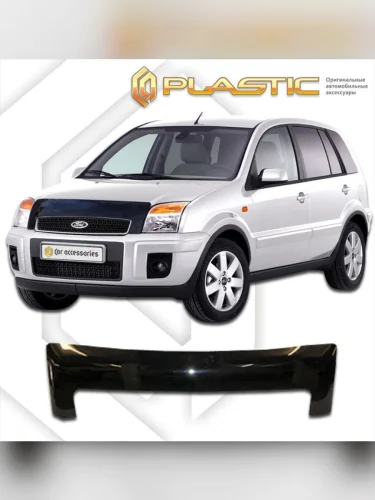 Дефлектор капота Classic черный Ford Fusion  2004-2013