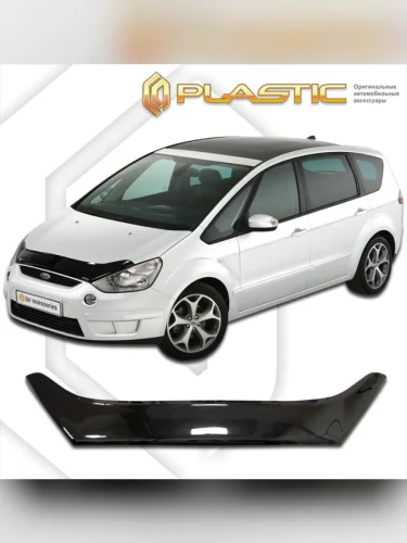 Дефлектор капота Classic черный Ford Galaxy  2006-2010