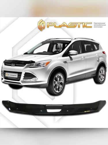Дефлектор капота Classic черный Ford Kuga  2012–2016