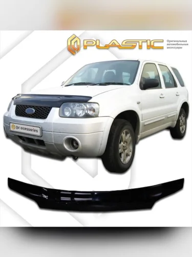 Дефлектор капота Classic черный Ford Maverick  2000-2007