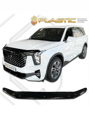 Дефлектор капота Classic черный GAC GS8 II поколение, джип/suv 5 дв., рынок России 2023 - н.в.