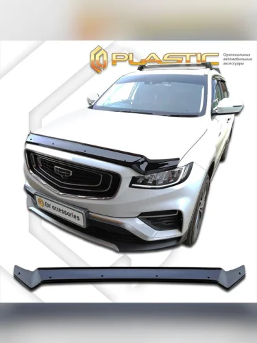 Дефлектор капота Classic черный Geely Atlas Pro suv 5 дв. 06.2019 - н.в.