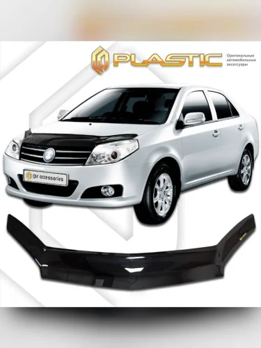 Дефлектор капота Classic черный Geely MK  2008–н.в.