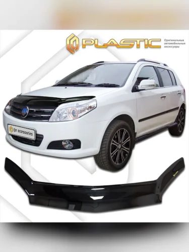 Дефлектор капота Classic черный Geely MK Cross  2011–н.в.