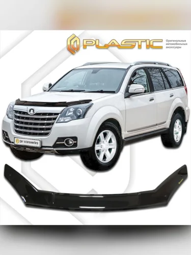 Дефлектор капота Classic черный Great Wall Hover H3 New  2014–н.в.