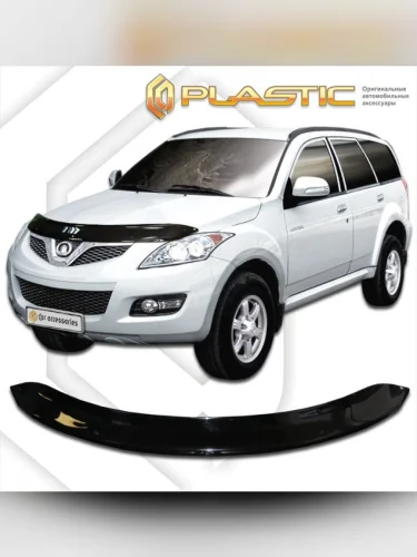 Дефлектор капота Classic черный Great Wall Hover H5  2011–н.в.