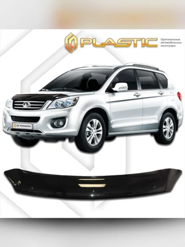 Дефлектор капота Classic черный Great Wall Hover H6  2011–н.в.