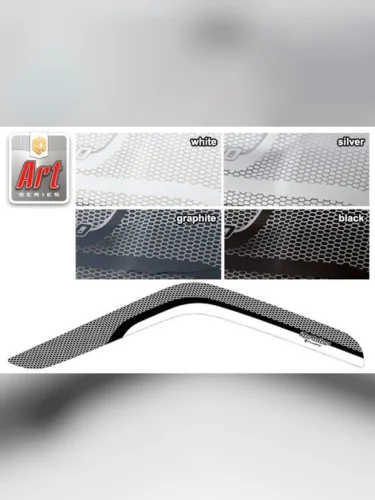 Ветровики дверей Серия Art серебро Mercedes-Benz Sprinter  2000-2006