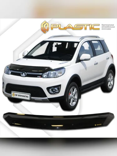 Дефлектор капота Classic черный Great Wall Hover M4  2013–н.в. 