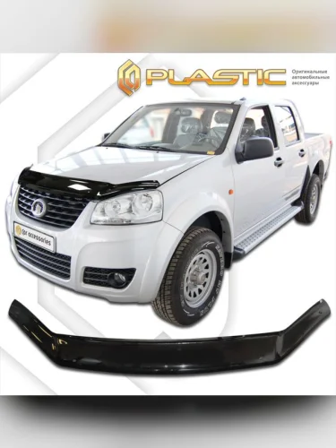 Дефлектор капота Classic черный Great Wall Wingle 5 2012–н.в.