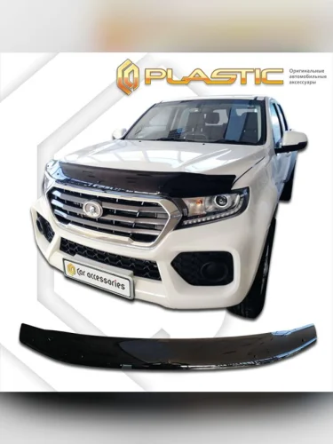 Дефлектор капота Classic черный Great Wall Wingle 7 2018–н.в.