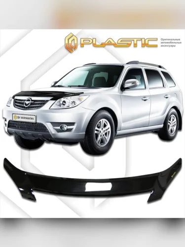 Дефлектор капота Classic черный Haima 7 2013–н.в.