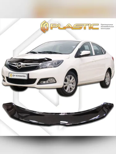 Дефлектор капота Classic черный Haima M3  2014–н.в.