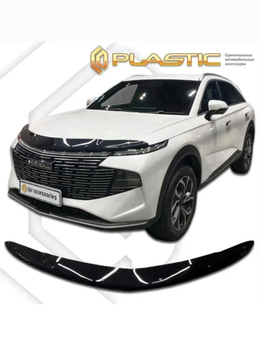 Дефлектор капота Classic черный Haval F7 II поколение, джип/suv 5 дв. 2024 - н.в.