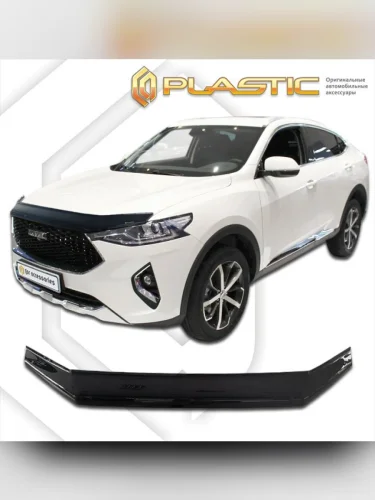 Дефлектор капота Classic черный Haval F7x  2019-н.в.