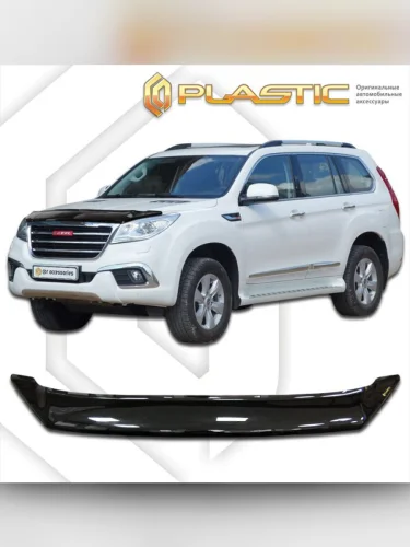 Дефлектор капота Classic черный Haval H9  2015–н.в.