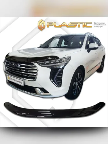 Дефлектор капота Classic черный Haval Jolion джип/suv 5 дв., I поколение 2020–н.в.