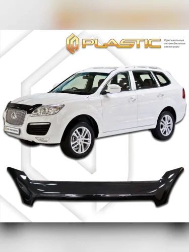 Дефлектор капота Classic черный Hawtai Boliger  2015-н.в.