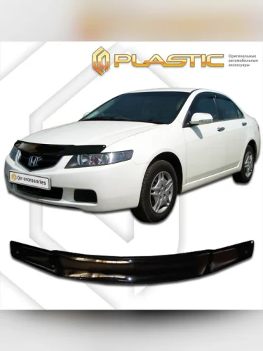 Дефлектор капота Classic черный Honda Accord  2002-2006