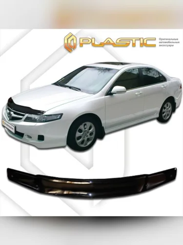 Дефлектор капота Classic черный Honda Accord  2006-2008