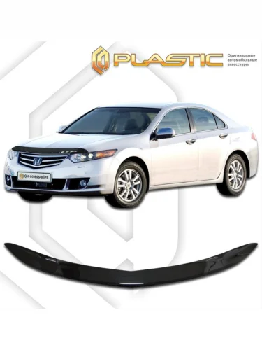 Дефлектор капота Classic черный Honda Accord  2008-2012