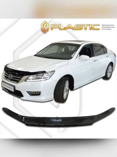 Дефлектор капота Classic черный Honda Accord IX поколение, седан 2012 –  2016
