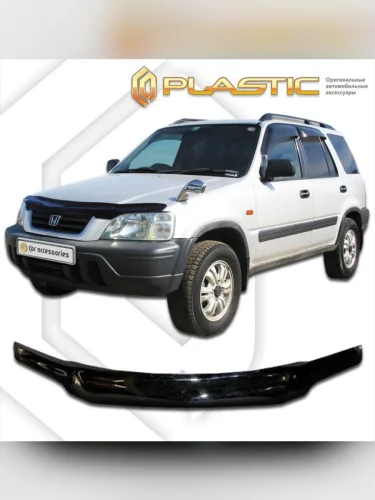 Дефлектор капота Classic черный Honda CR-V  1995-2001