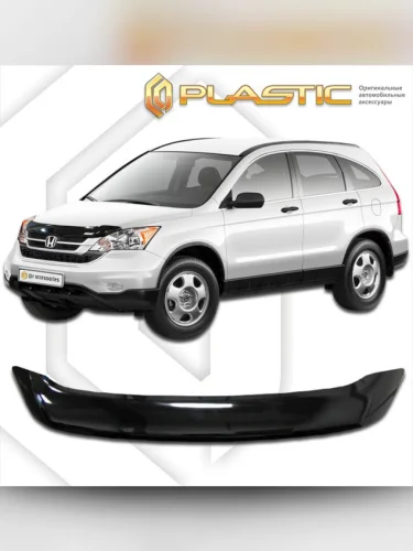 Дефлектор капота Classic черный Honda CR-V  2009-2012