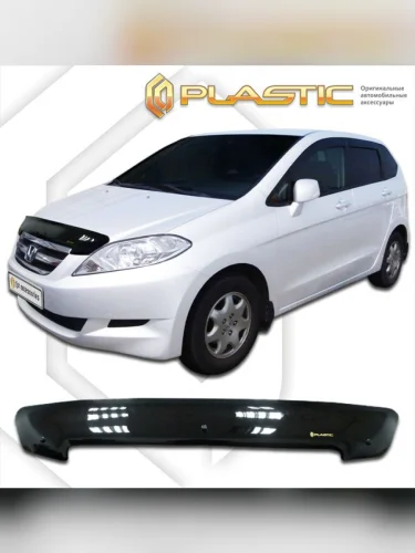 Дефлектор капота Classic черный Honda Edix  2004-2009