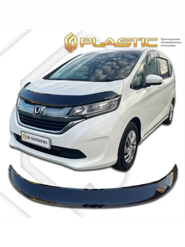 Дефлектор капота Classic черный Honda Freed  II поколение, минивэн 2016 - 2019