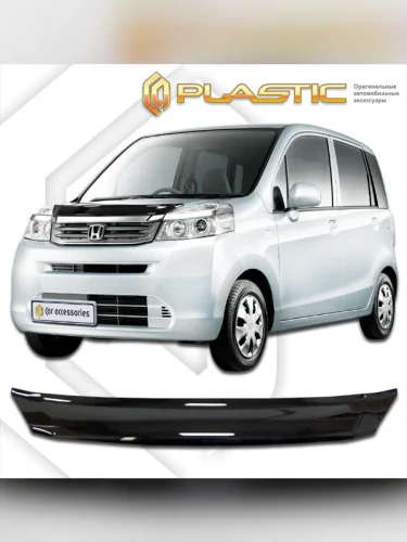 Дефлектор капота Classic черный Honda Life  2011–н.в.
