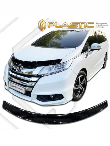 Дефлектор капота Classic черный Honda Odyssey V поколение, V поколение рестайлинг 1, минивэн, рынок Японии  2017 - 2020