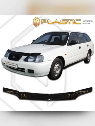 Дефлектор капота Classic черный Honda Partner  1996-2006